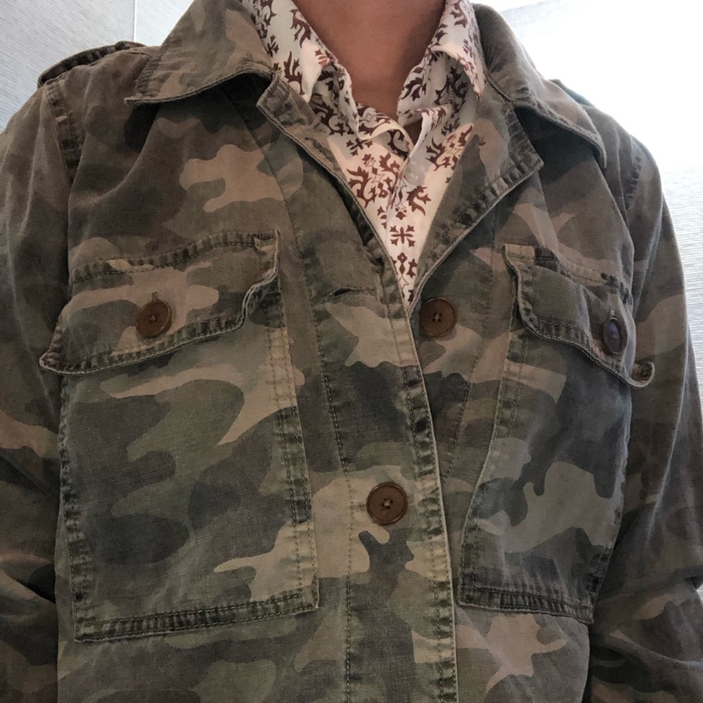 Lucky Brand Camo Utility Jacket